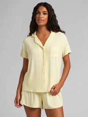 Slinky Rib Short Sleeve PJ Set