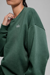 Accolade Crew Neck Pullover - Clover Green