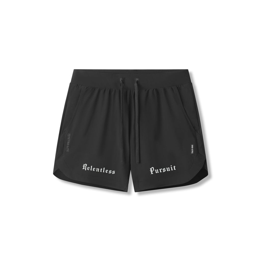 0751. Tetra-Lite® 5" Linerless Short - Black "RP"