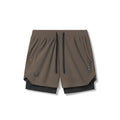 0865. Tetra-Lite® 5" Liner Short - Deep Taupe "Wings"/Black