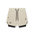 0866. Tetra-Lite® 7" Liner Short - Sand Smoke "Wings"/Black