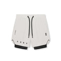 0866. Tetra-Lite® 7" Liner Short - Stone "ASRV"/Black