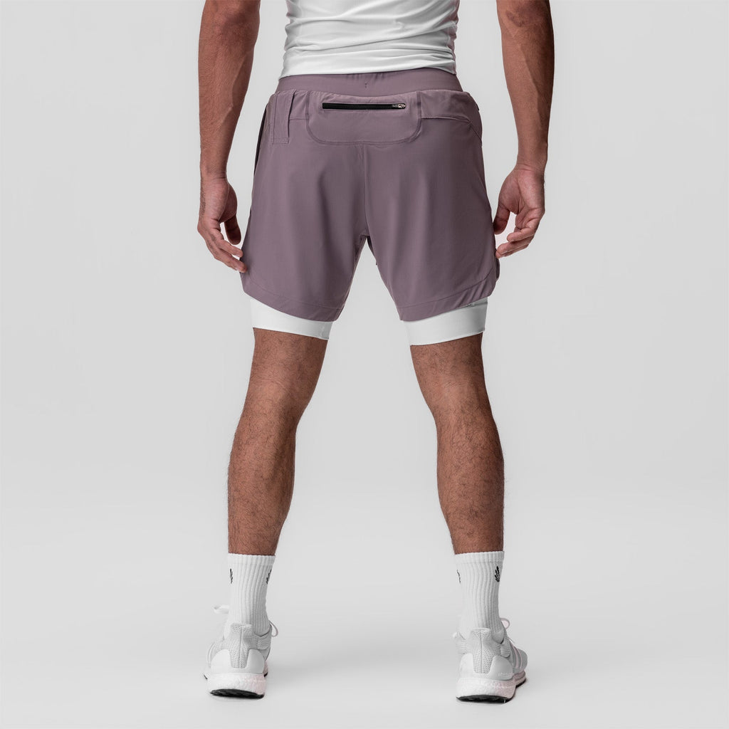 0866. Tetra-Lite® 7" Liner Short - Moonscape "Cyber"/White
