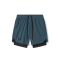 0866. Tetra-Lite® 7" Liner Short - Storm "Wings"/Black