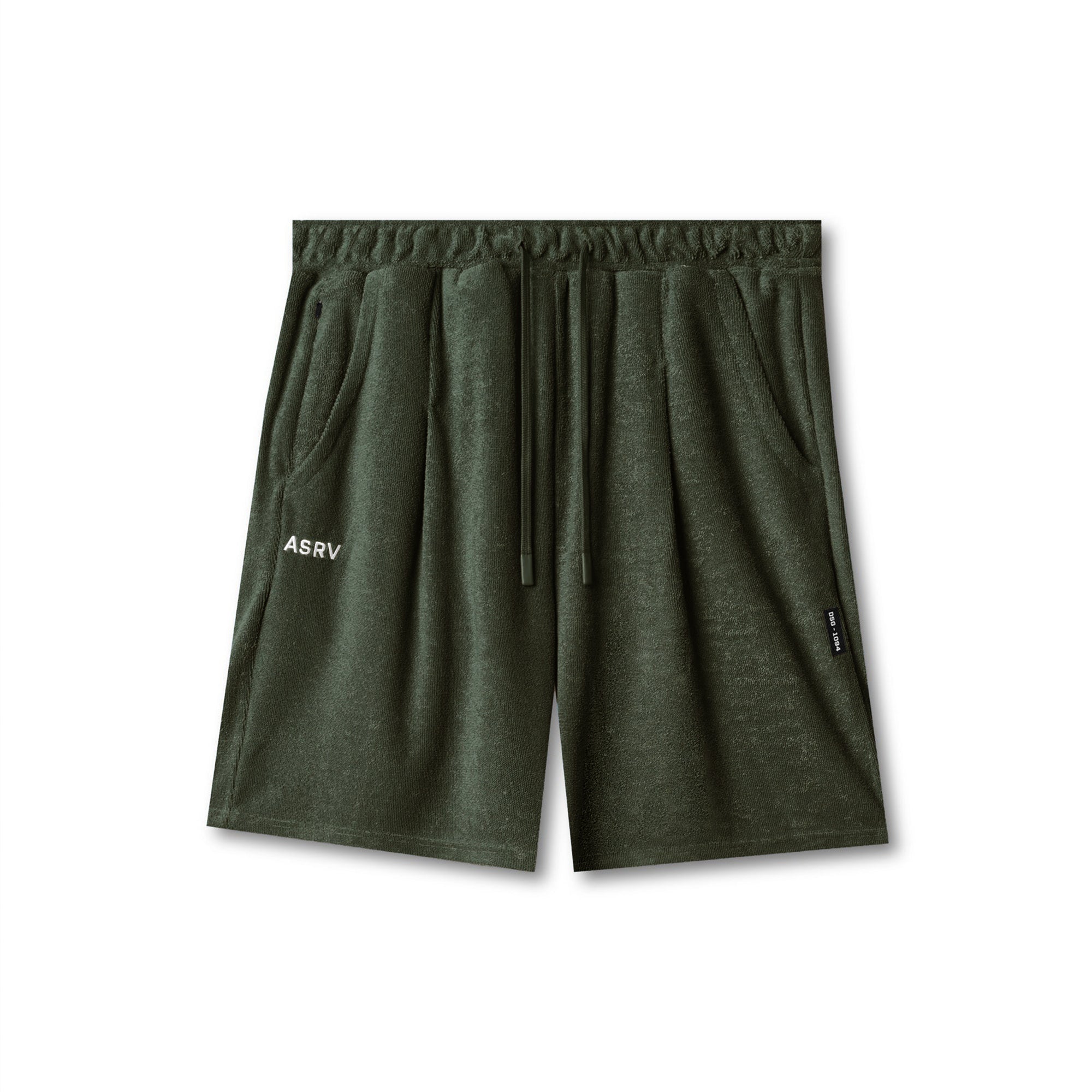 1094. Towel Terry Relaxed Short - Olive