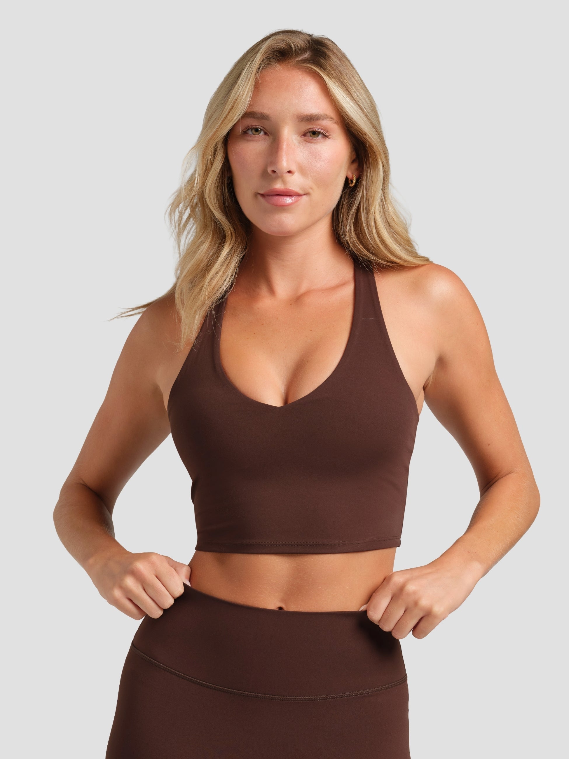 ComfrtCore™ V-Neck Crop Tank