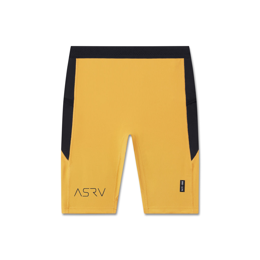 1170. Lycra® Ribbed Run Half-Tight - Amber