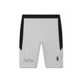 1170. Lycra® Ribbed Run Half-Tight - Slate Grey