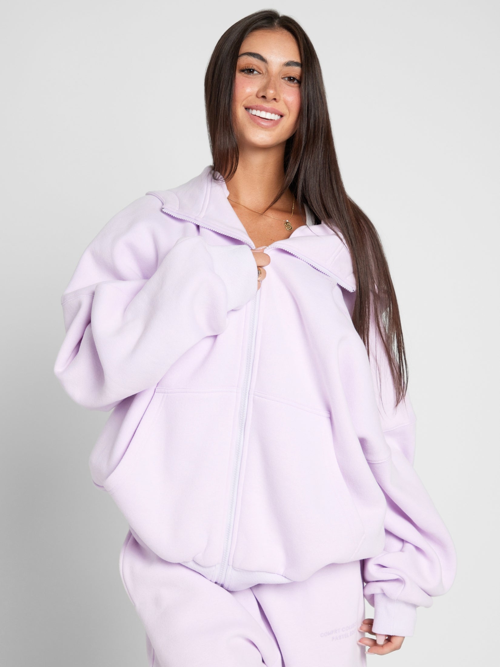 Pastel Zip Hoodie