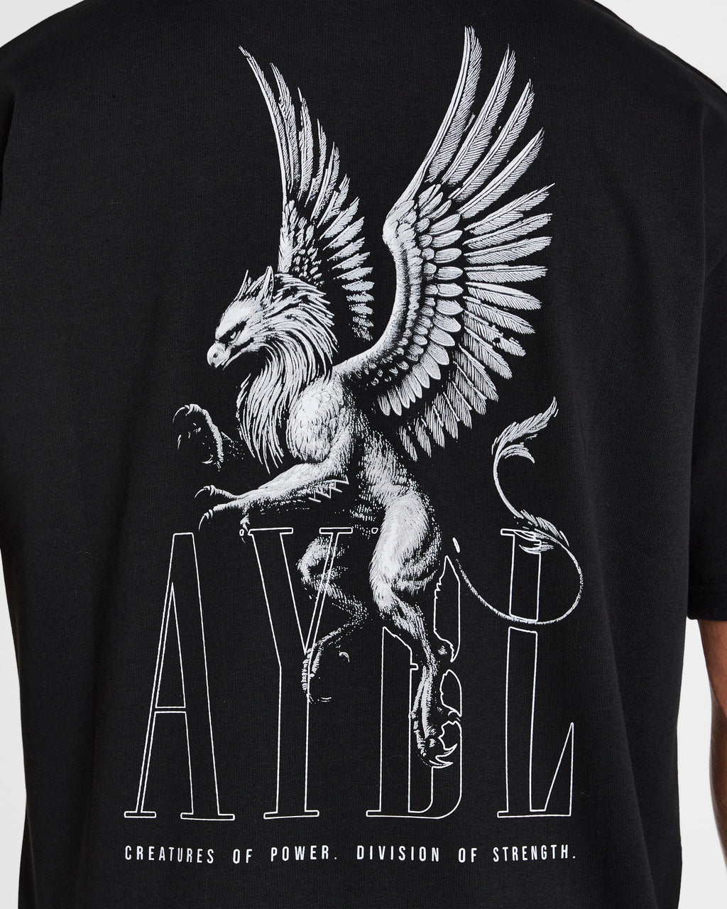 Creatures Of Power Oversized T Shirt - Black