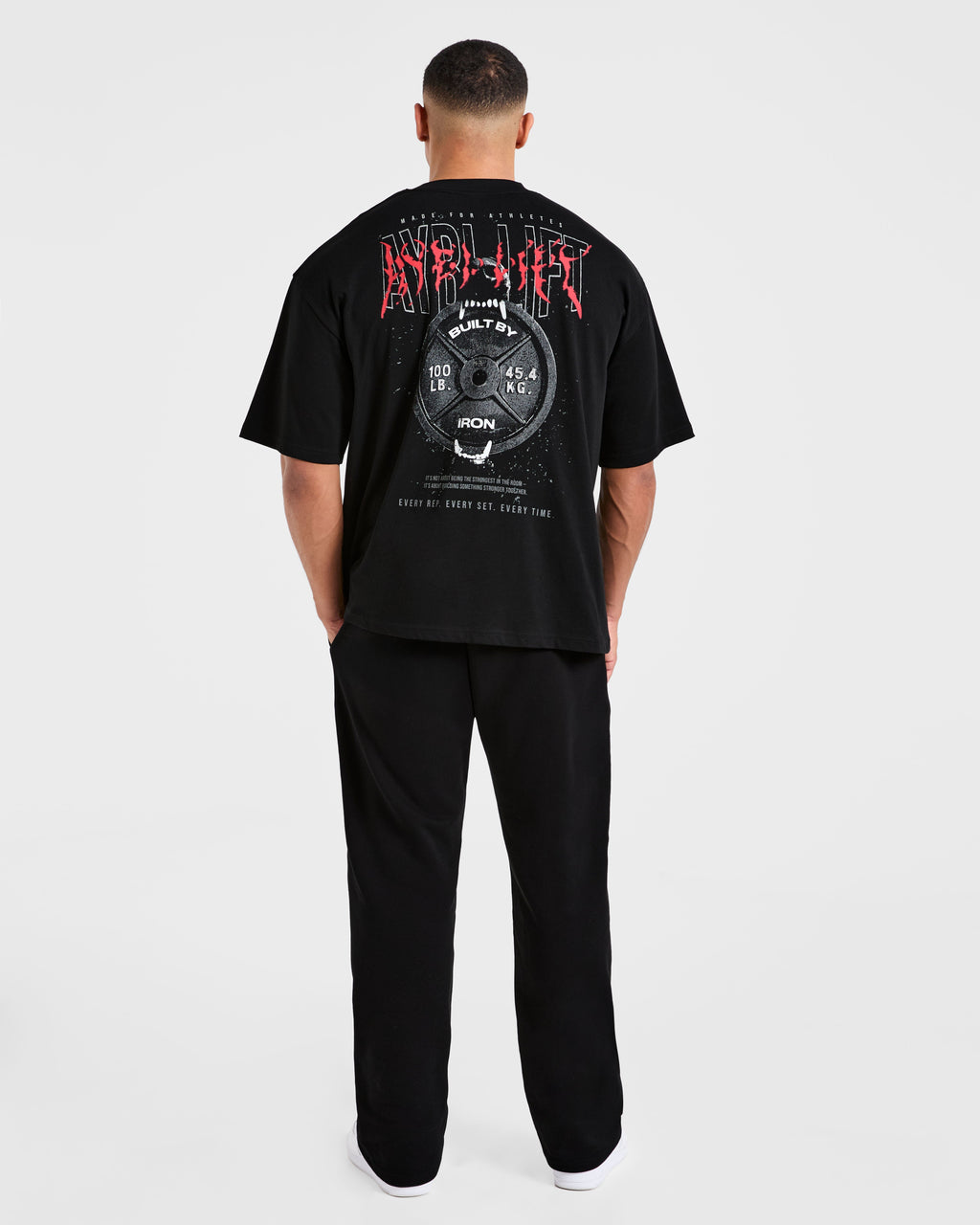 Doberman Strength Oversized T Shirt - Black/Red