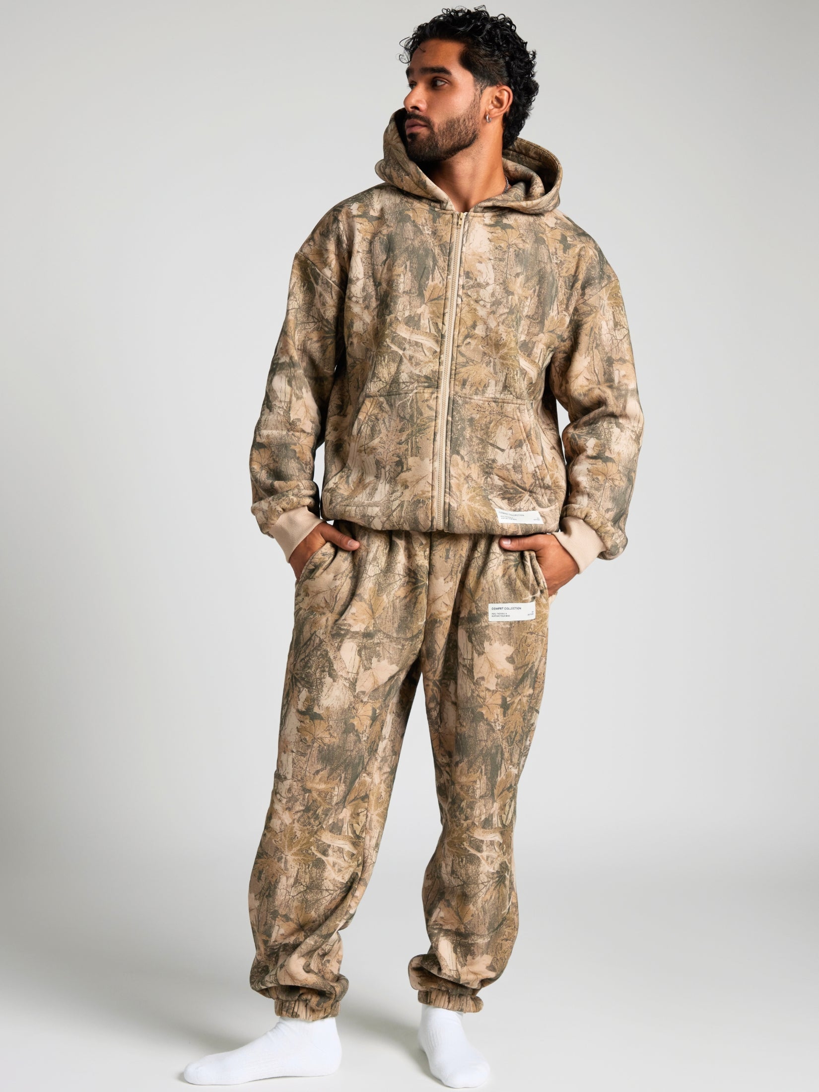 Camo Zip Hoodie