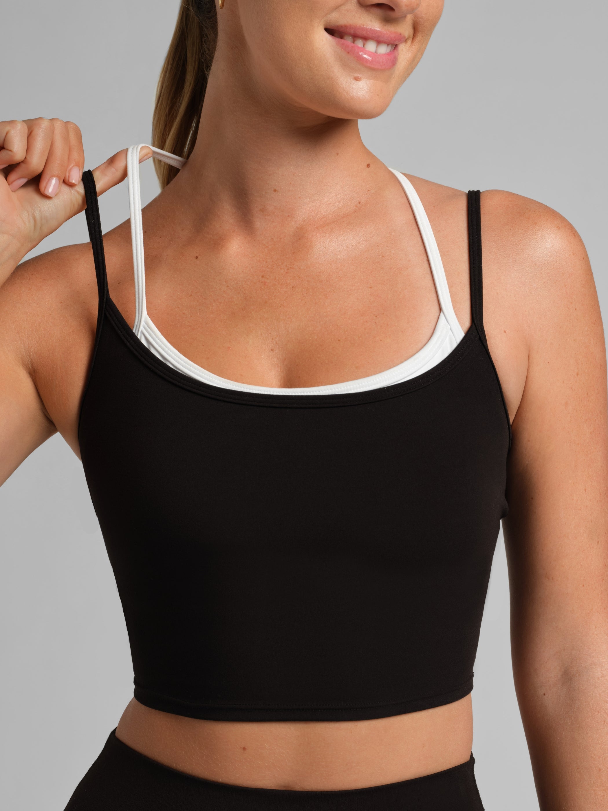 ComfrtCore™ Double Layer Crop Tank