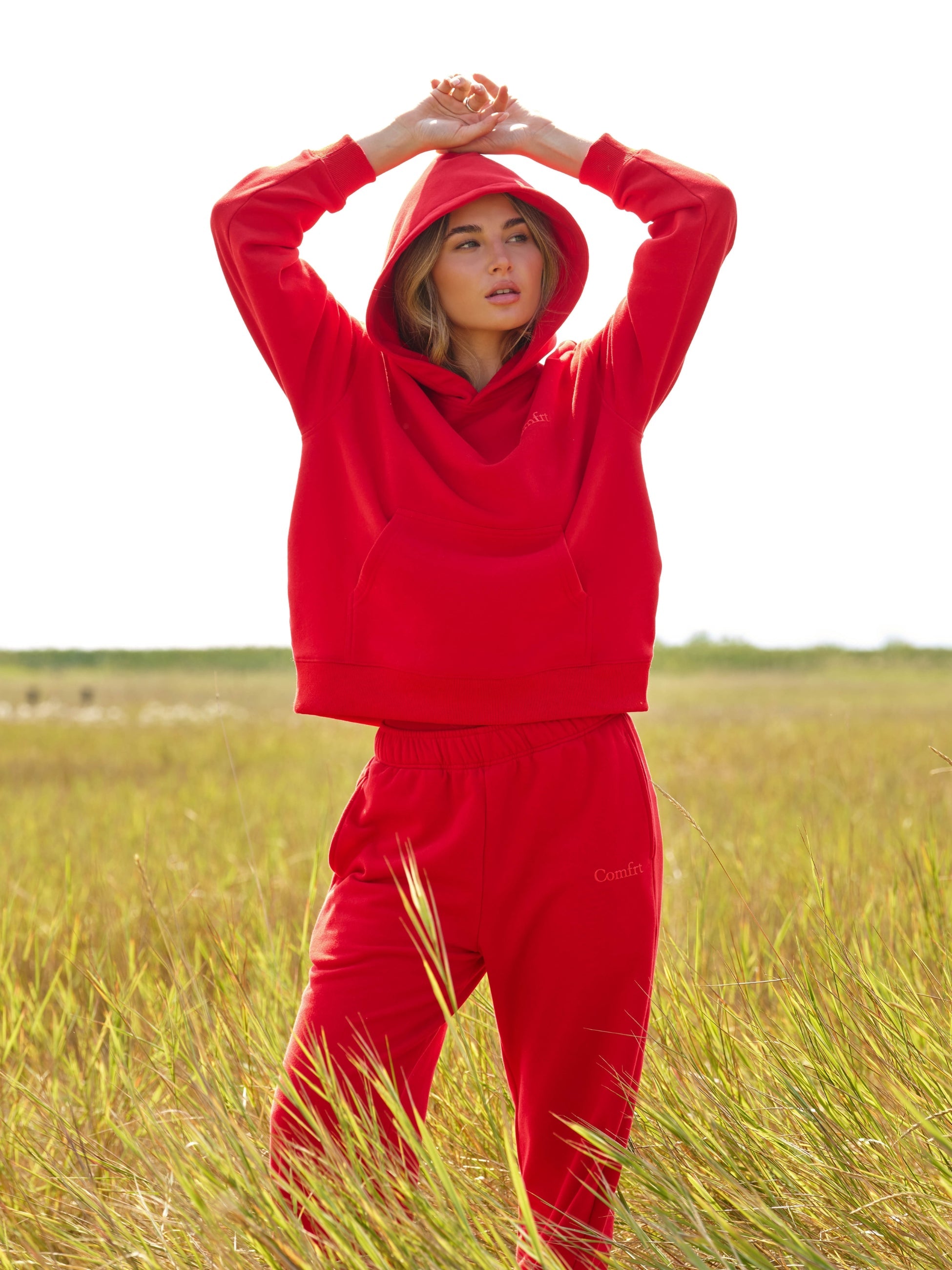 Halo Lightweight Crop Hoodie