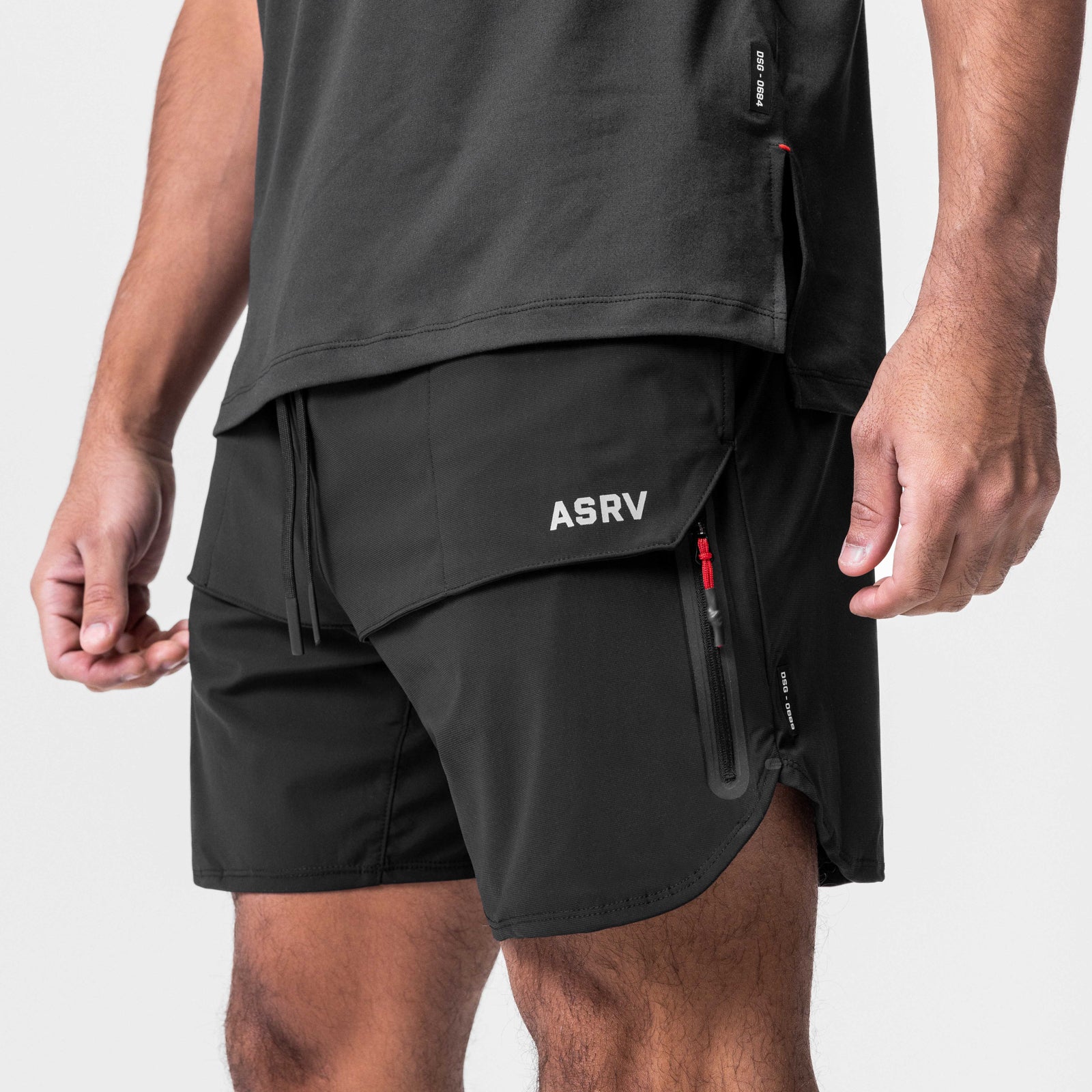 0689. Tetra-Lite® 7" Tech Short - Black