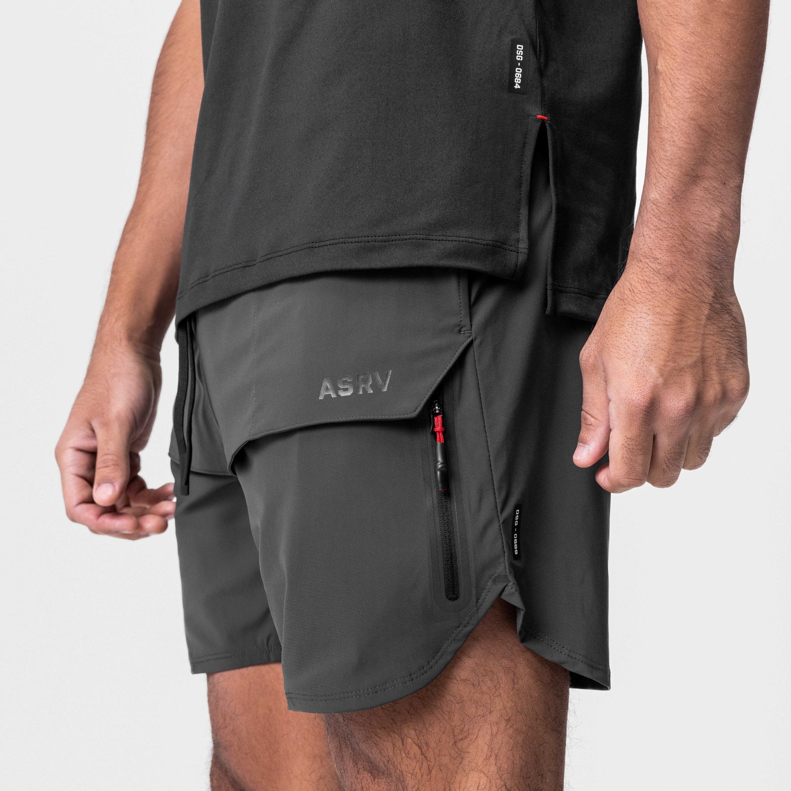 0689. Tetra-Lite® 7" Tech Short - Space Grey