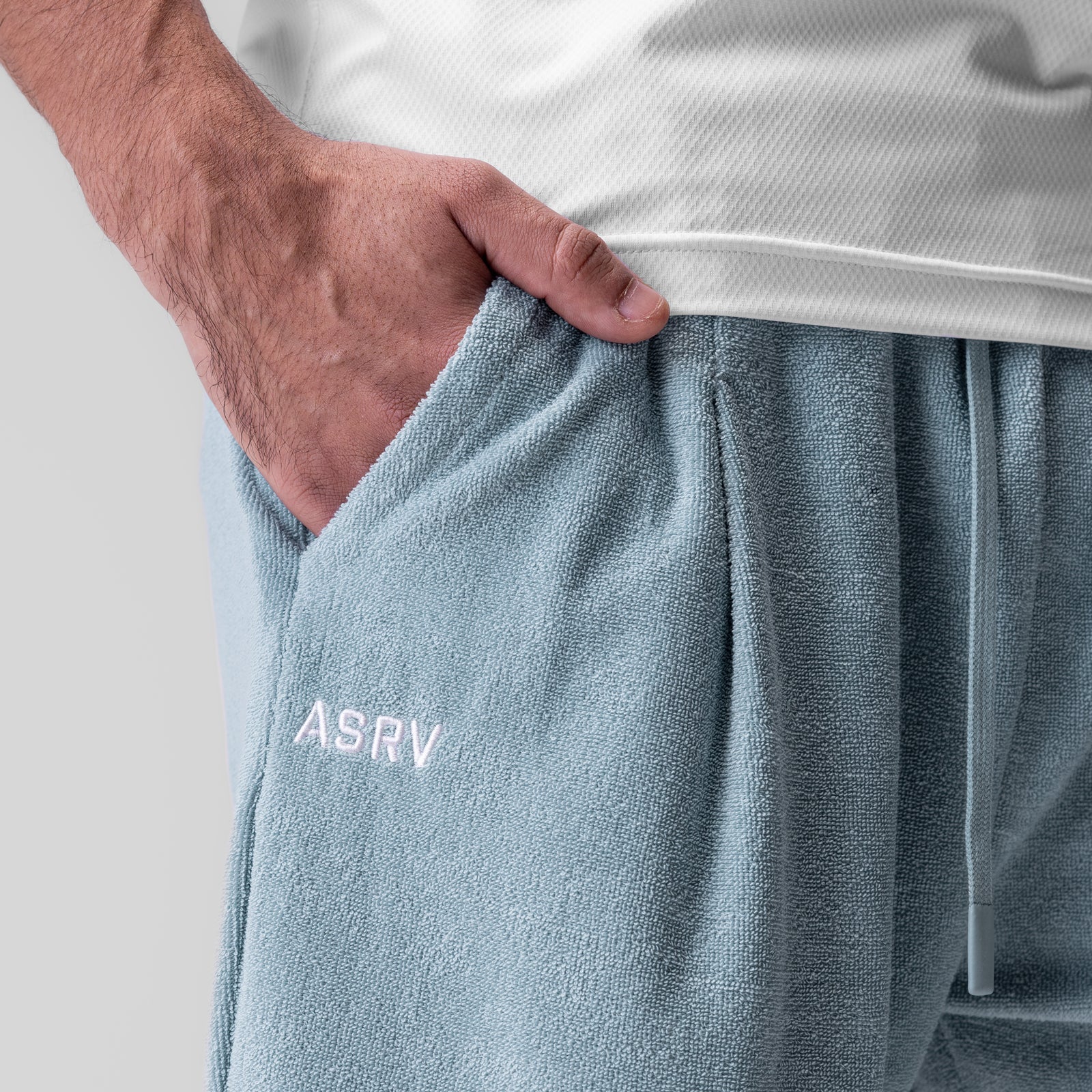 1094. Towel Terry Relaxed Short - Light Sky