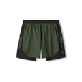 0953. Aerotex™ Hybrid Liner Short - Olive/Black