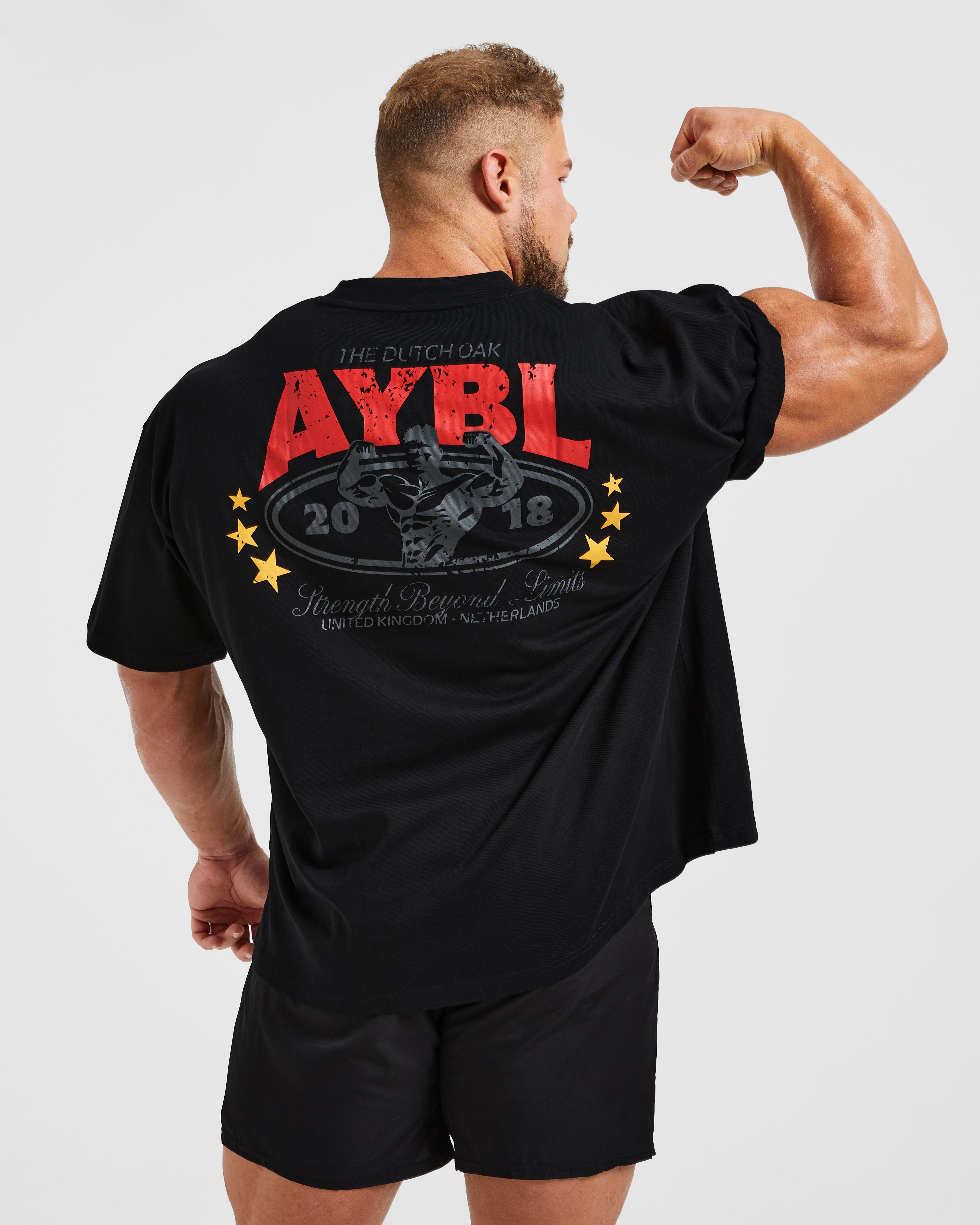 Wesley Vissers X Beyond Limits Oversized T Shirt - Black/Charcoal